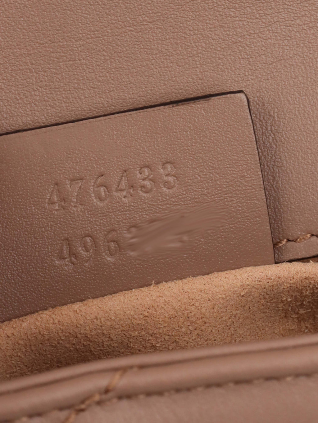 Gucci Dusty Pink Super Mini Marmont Matelasse.