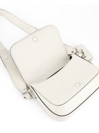 Prada White Saffiano Crossbody Bag