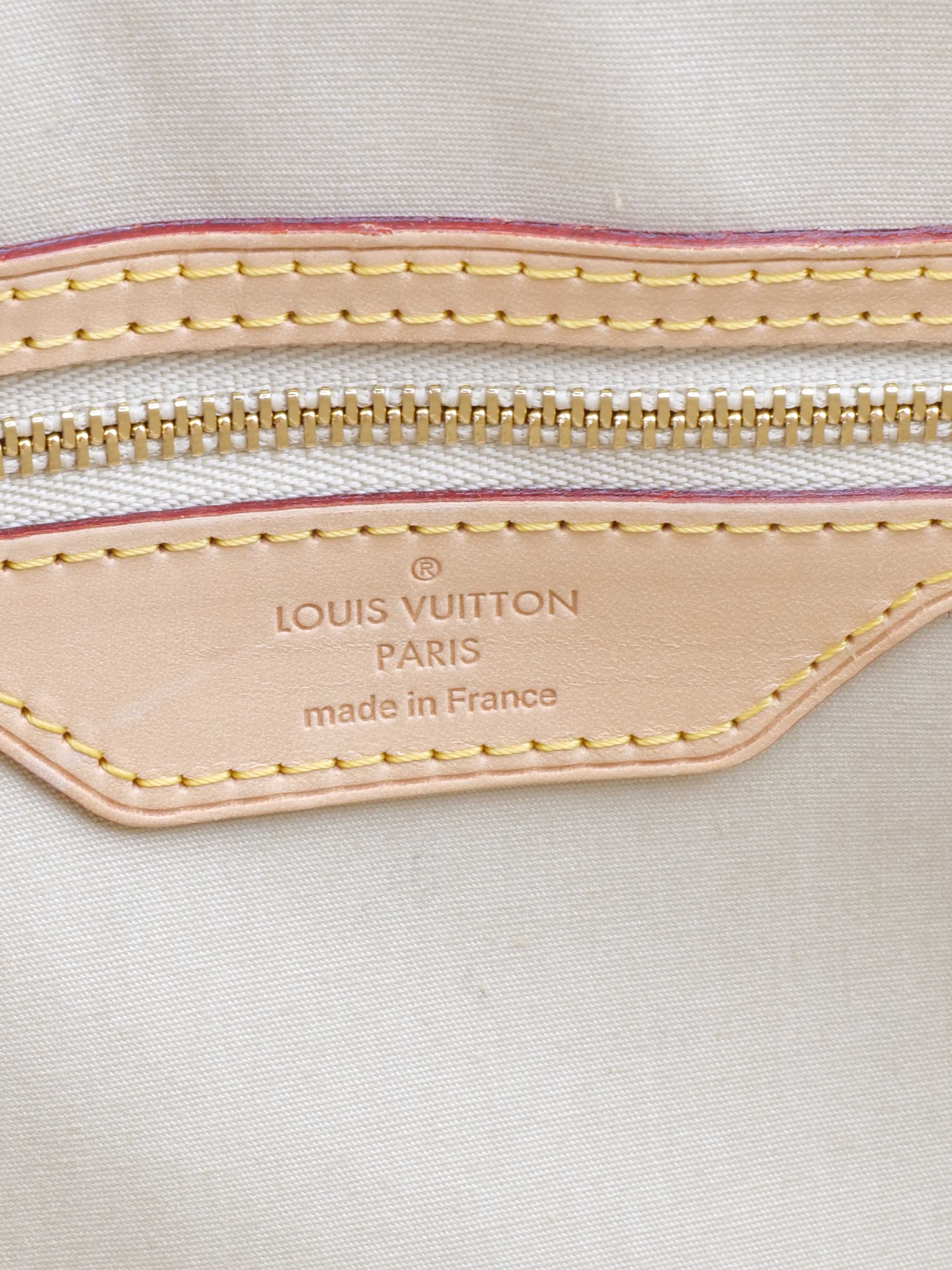 Louis Vuitton Brea MM in Cream Monogram Vernis.