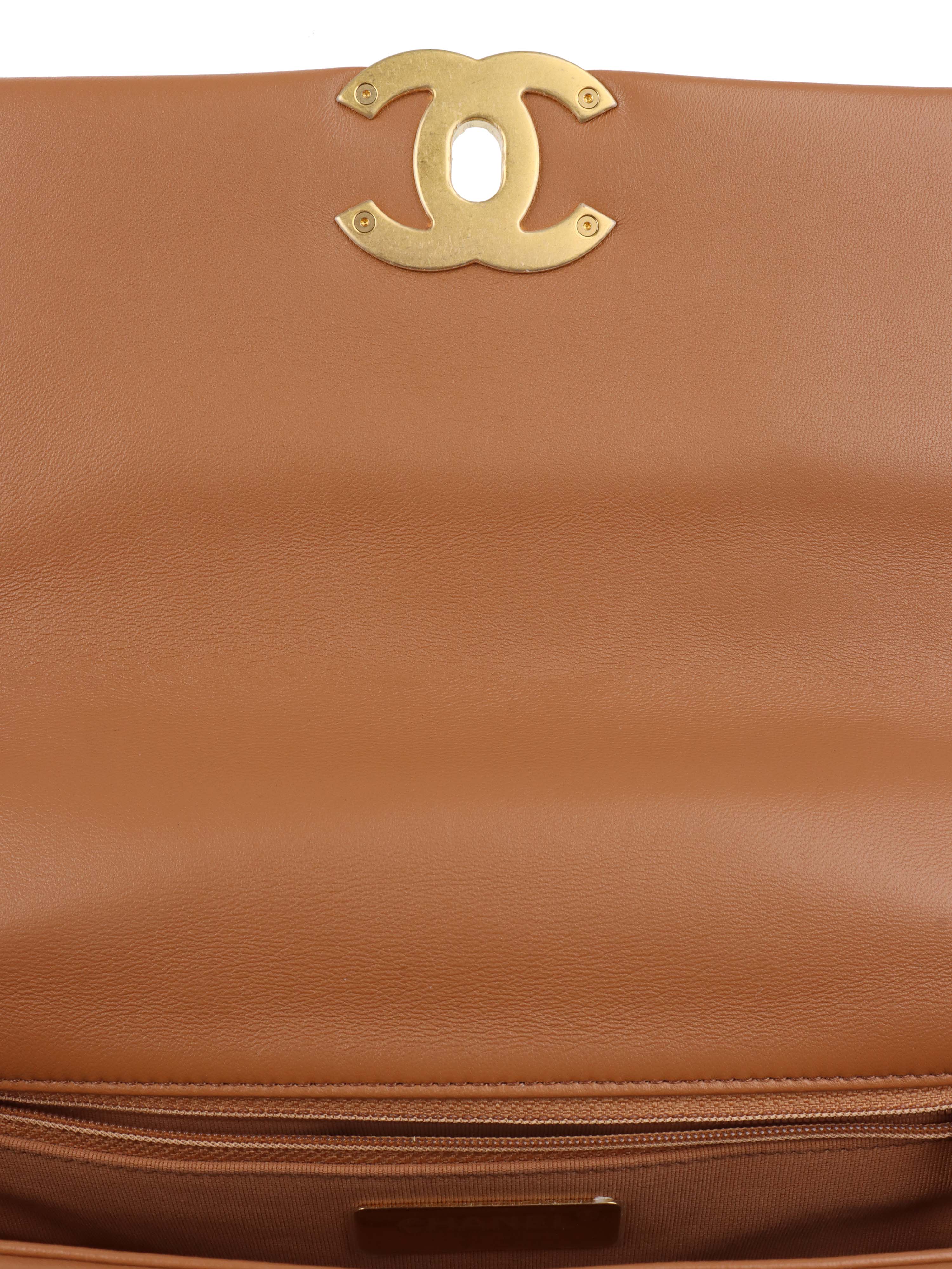 Chanel Caramel Small 19 Bag GHW