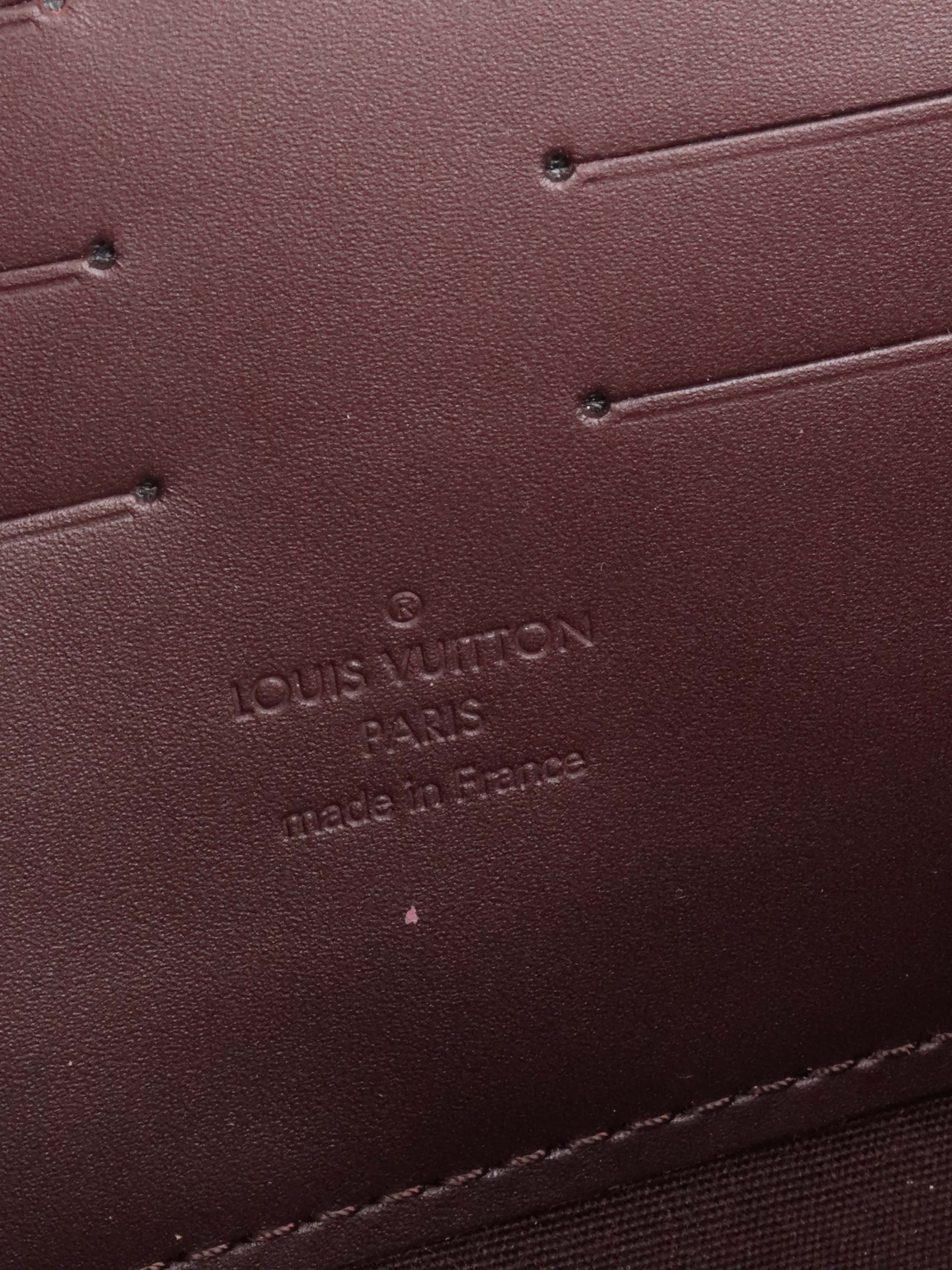 Louis Vuitton Amarante  Monogram Vernis Sunset Boulevard Shoulder Bag.