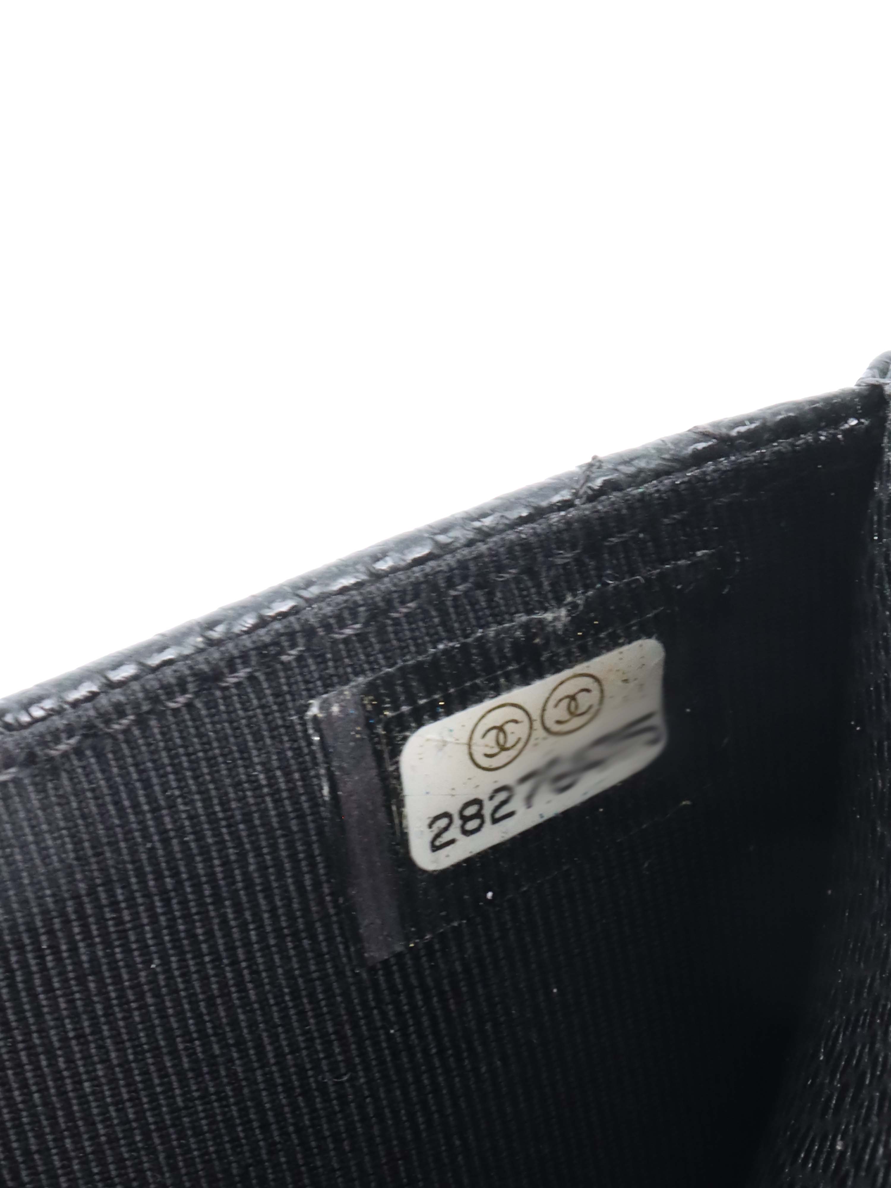 Chanel Caviar Black Wallet on Chain SHW.