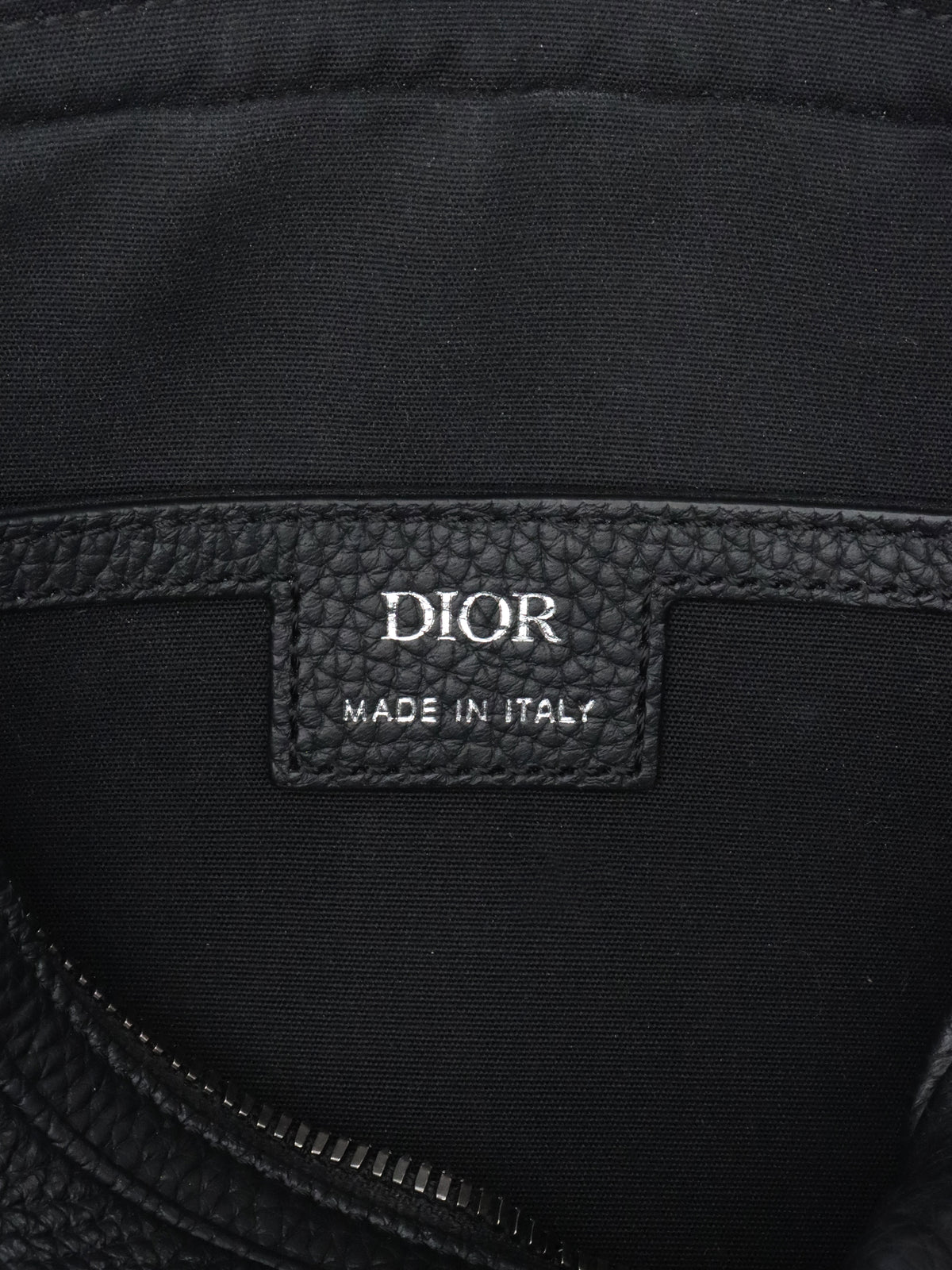 Dior Black Rider Zipped Messenger Bag