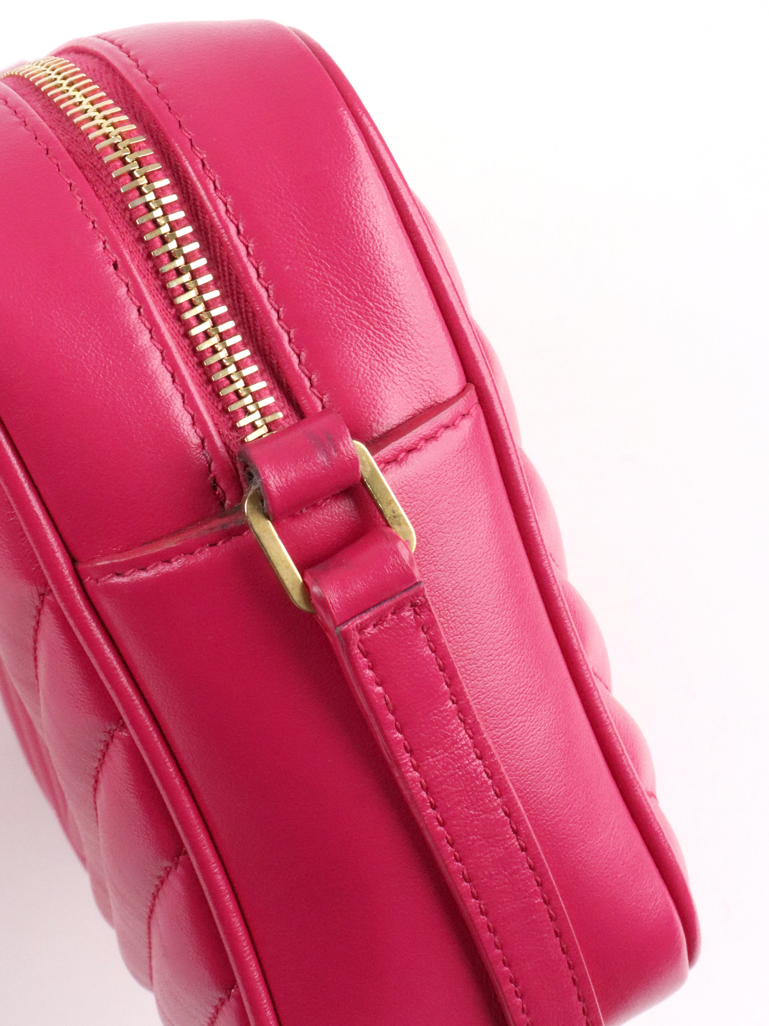 Saint Laurent Dark Pink  Lou Camera Bag