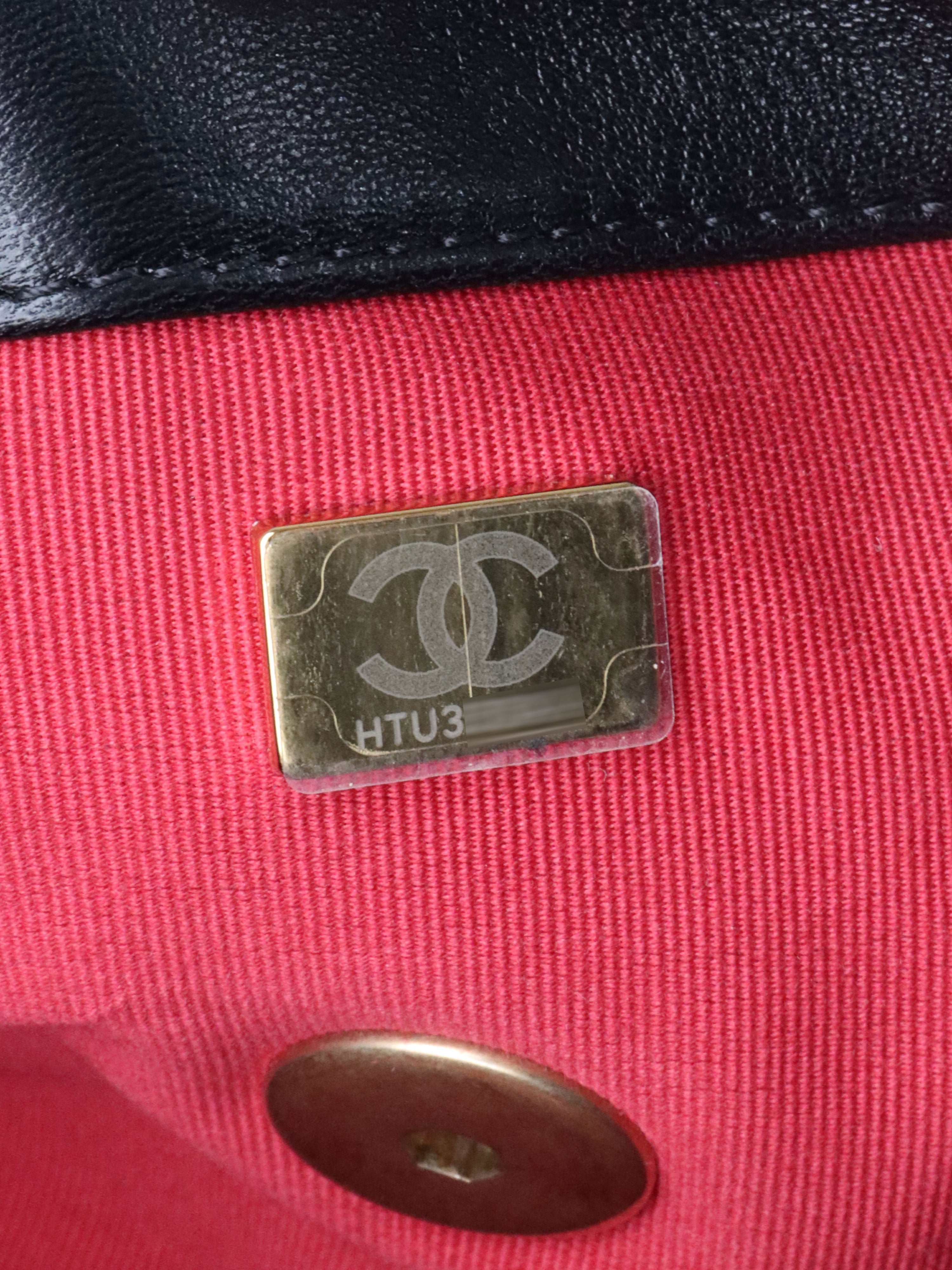 Chanel 19 Small Handbag Black
