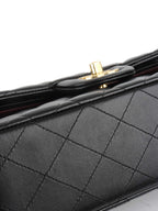 Chanel Small Black Lambskin Classic Flap.