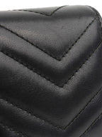 Gucci Marmont Quilted Leather Long Wallet