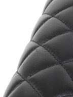 Chanel Black Medium Lambskin Classic Flap SHW.