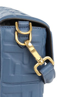 Fendi Navy Medium Baguette Lambskin Bag