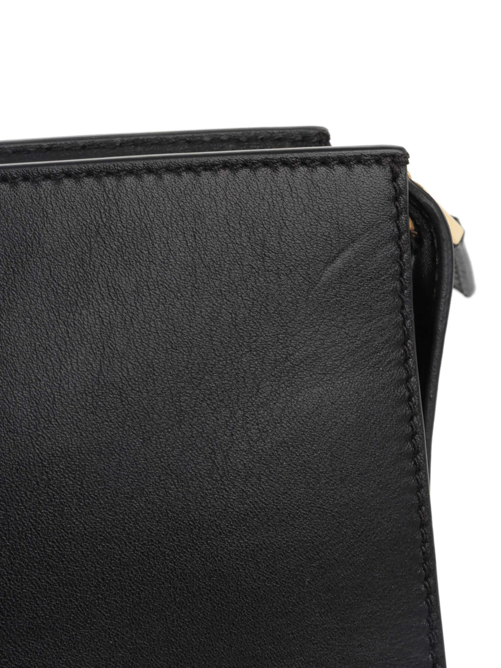 Versace Black Virtus Chain Shoulder Bag.