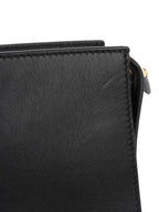 Versace Black Virtus Chain Shoulder Bag.