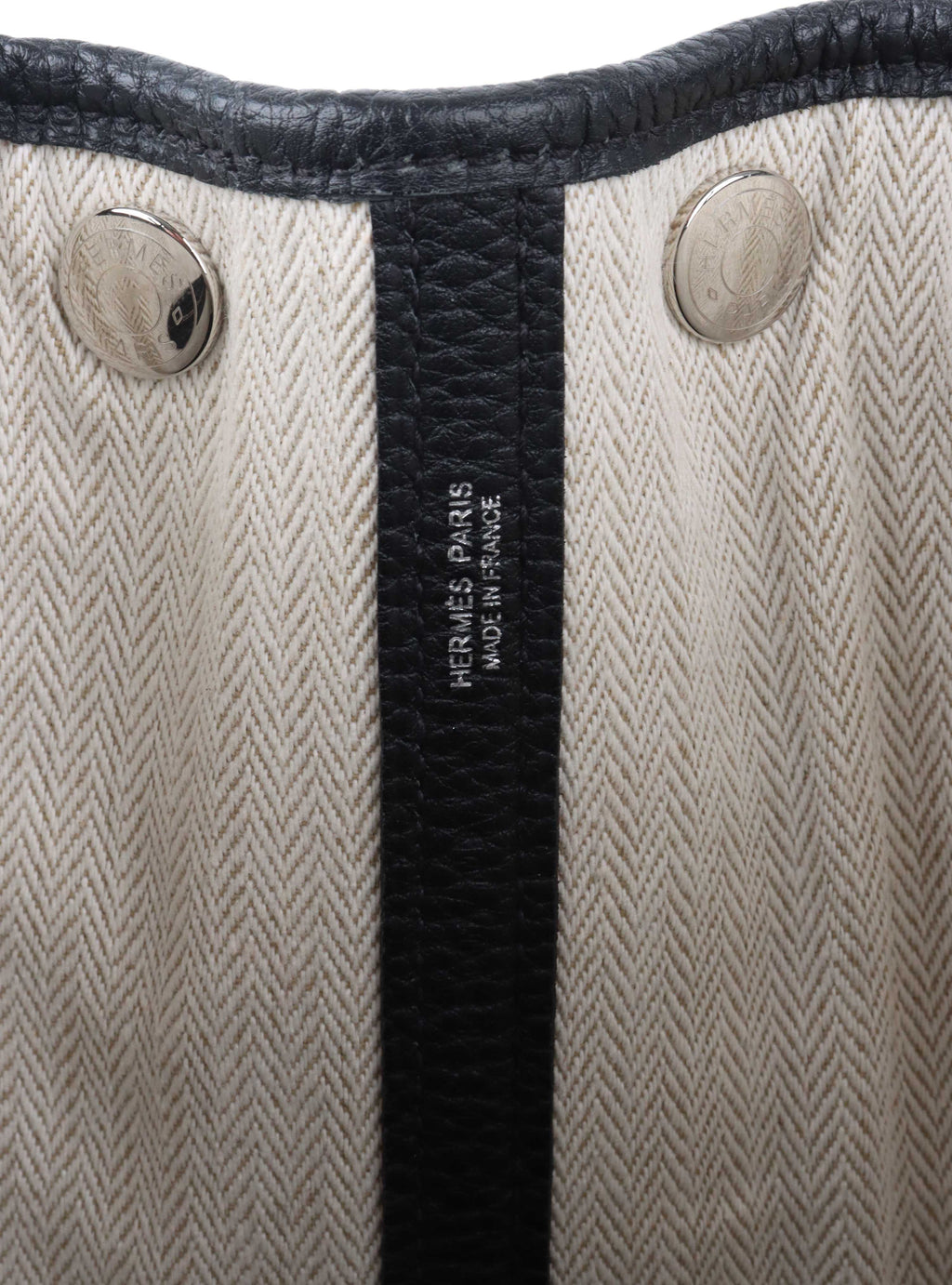 Hermes Black Garden Party 30 Bag.