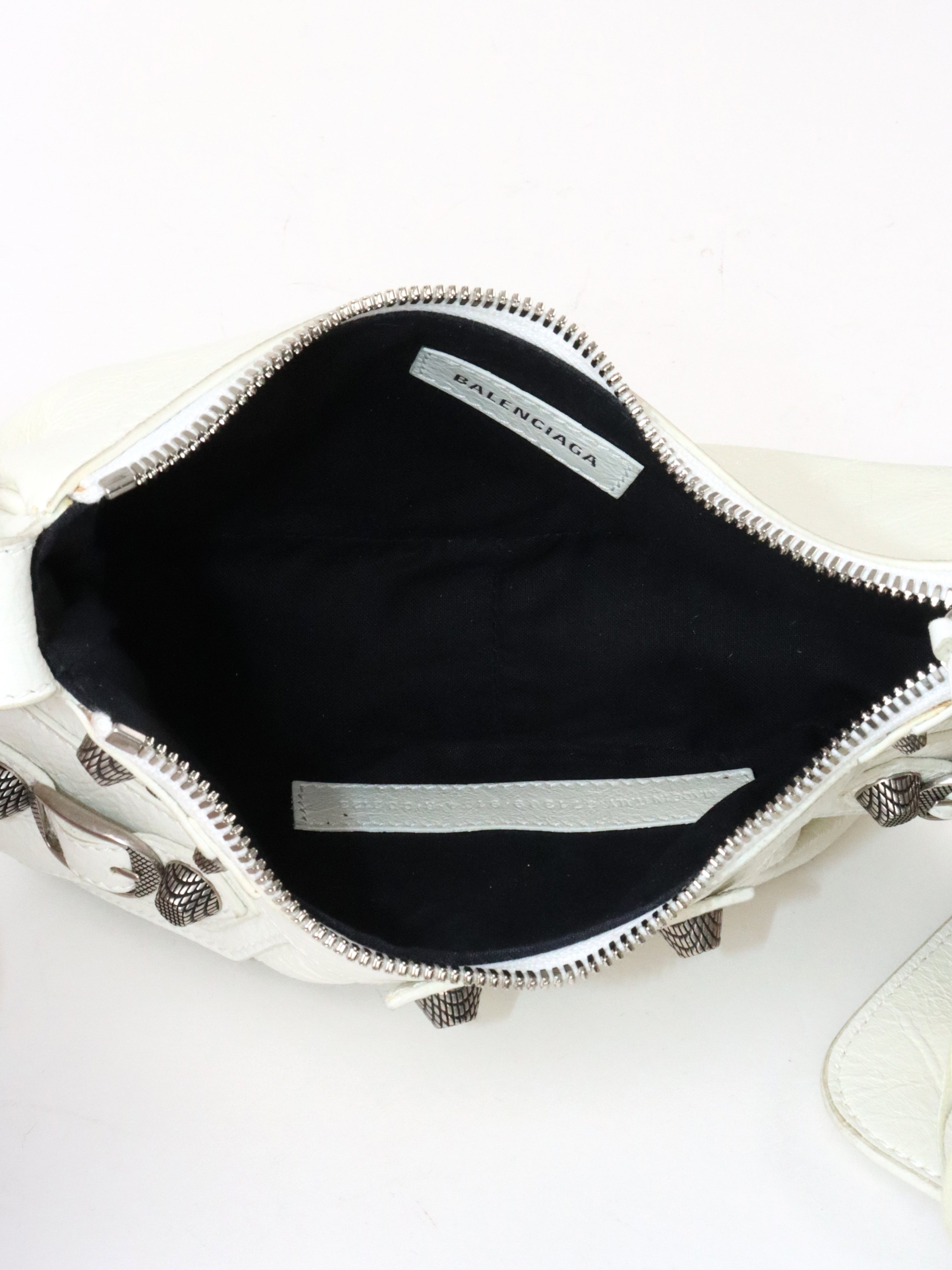 Balenciaga White Le Cagole XS Bag