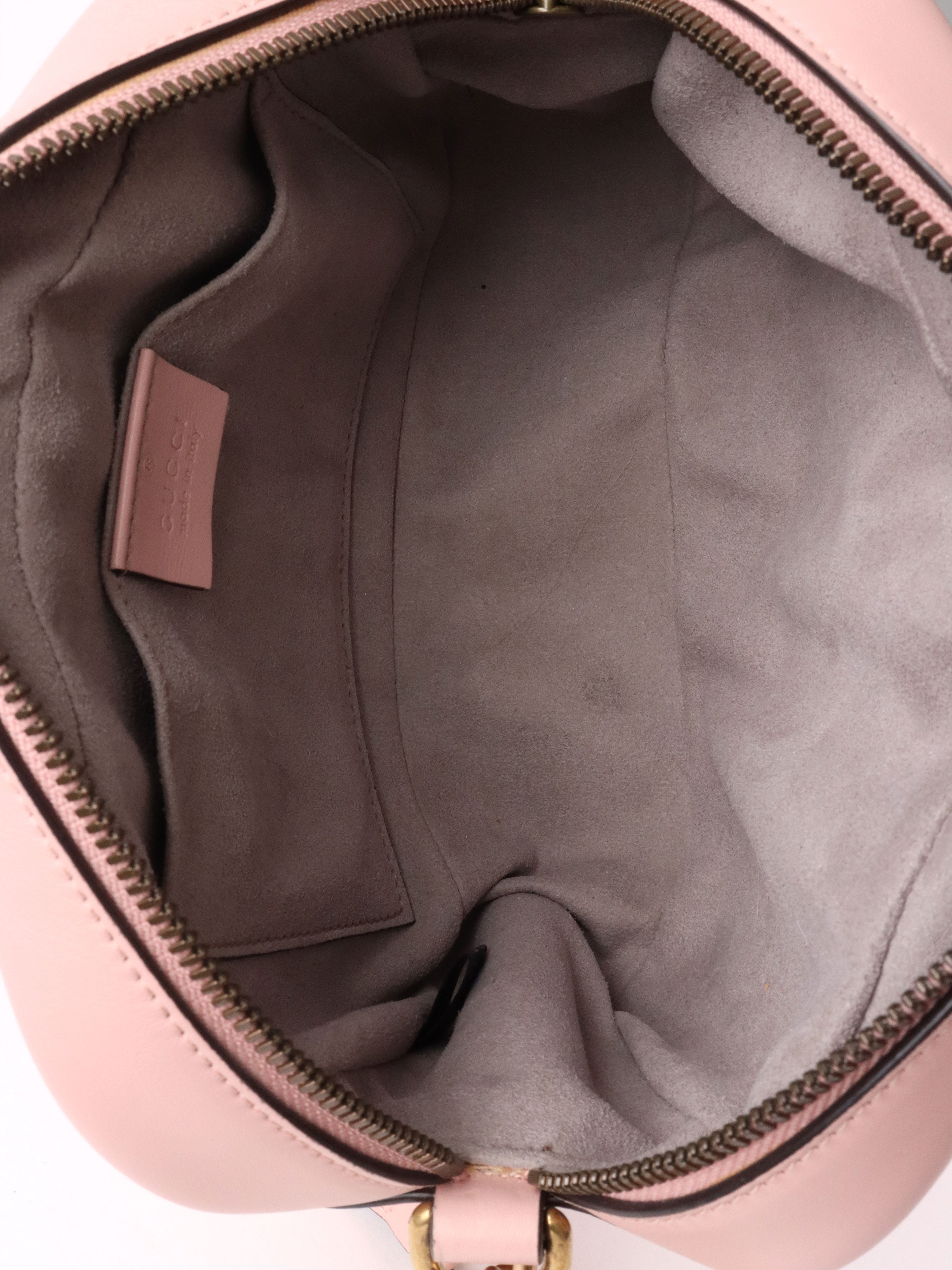 Gucci Pink Small GG Ghost Marmont Matelasse Camera Bag