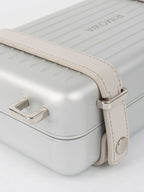 Dior x RIMOWA Silver Personal Clutch Case.
