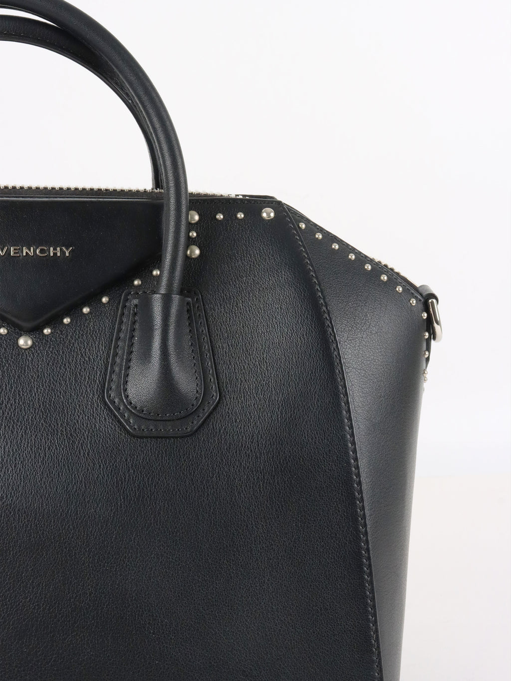 Givenchy Black Large Studs Antigona Bag
