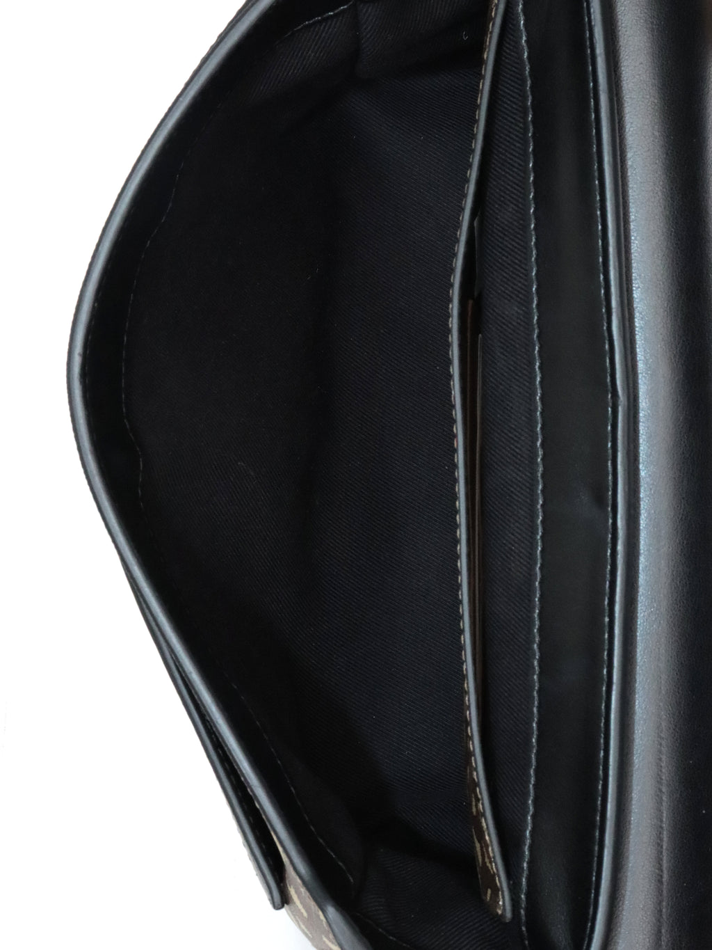 Burberry Monogram Stripe E-Canvas Note Crossbody Bag