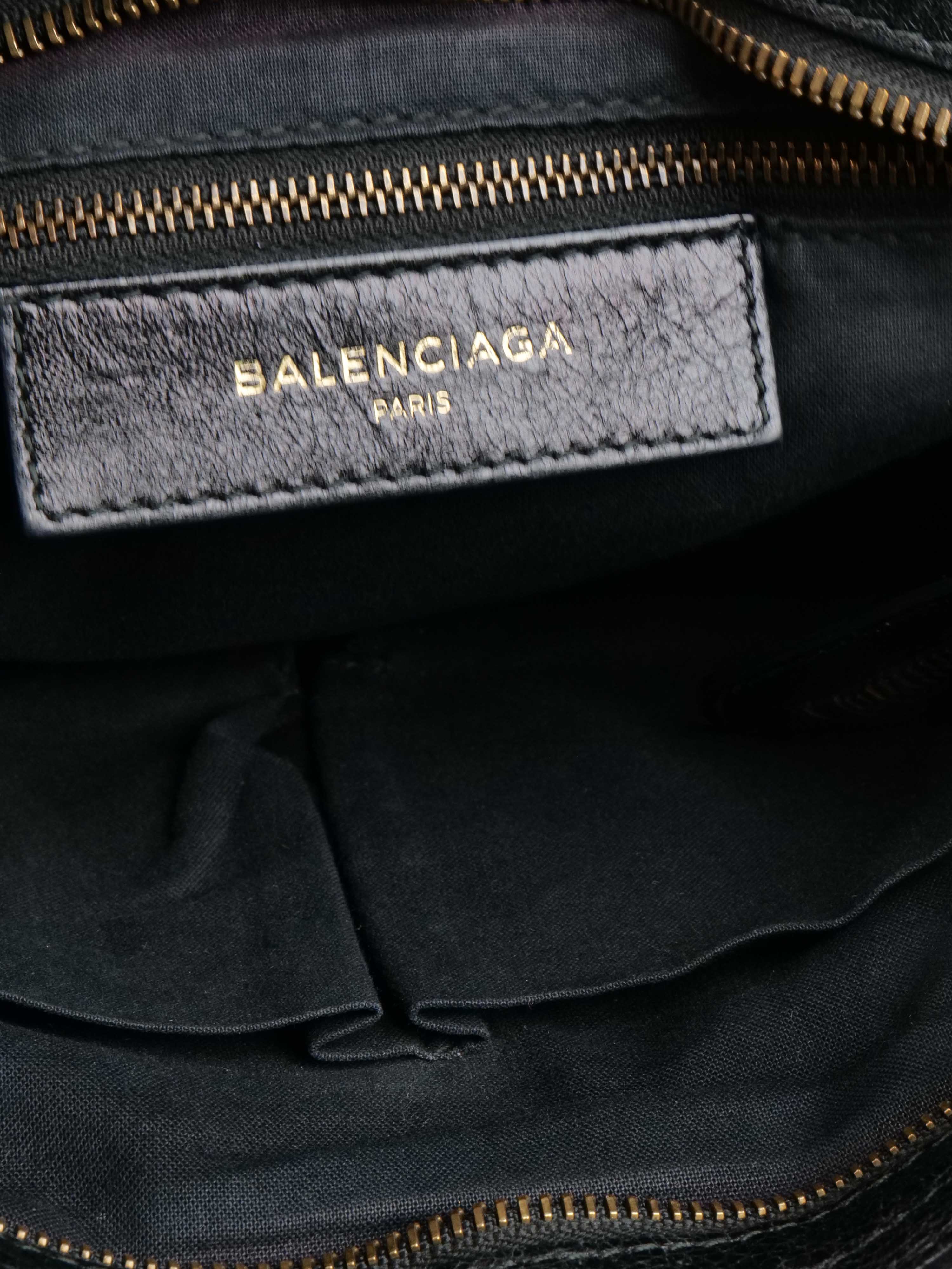 Balenciaga Small Black City Bag.
