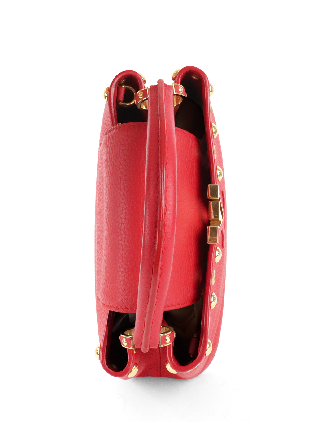 Louis Vuitton Red Capucines BB GHW