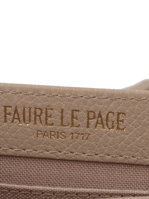 Faure Le Page Flower Top Handle Crossbody Tote.
