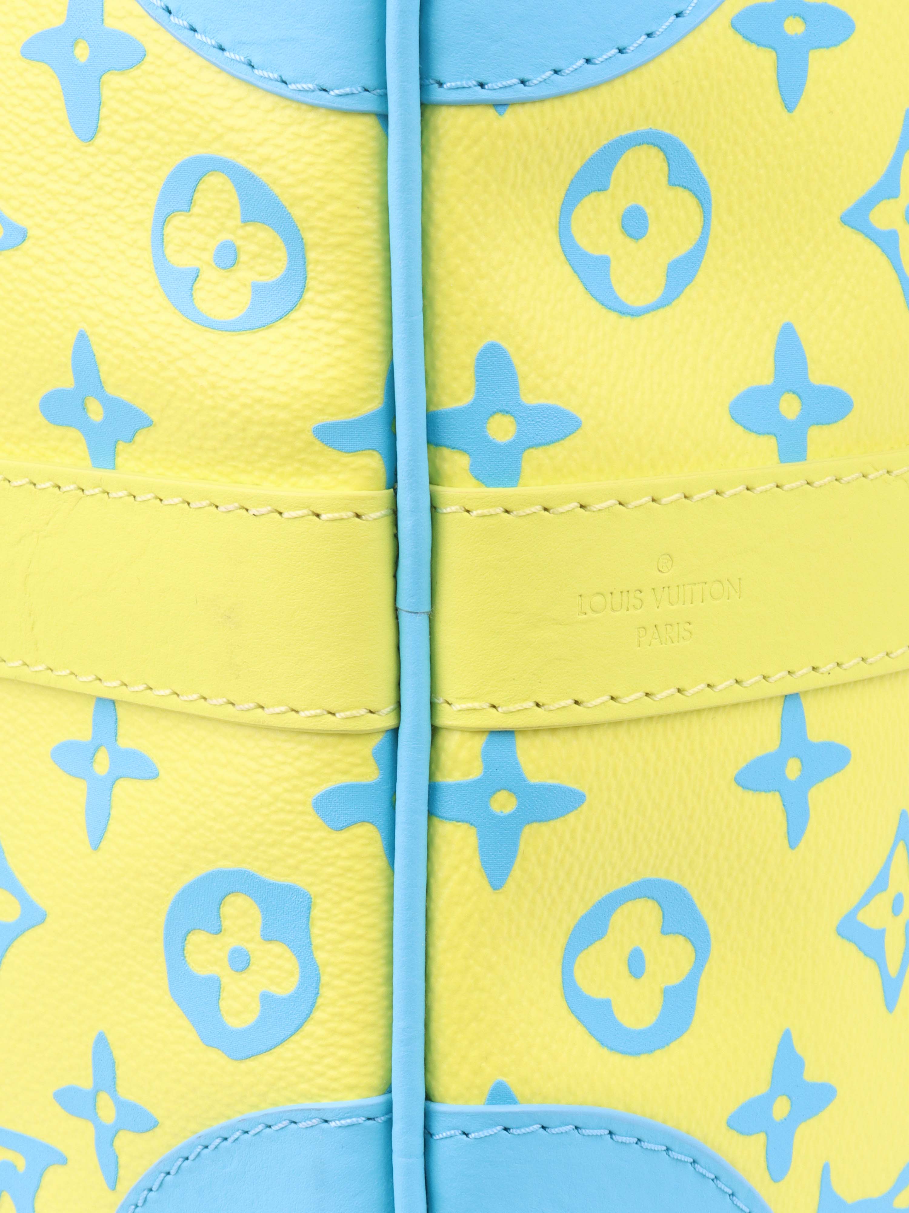 Louis Vuitton Limited Edition Monogram Neon Color Keepall 50.