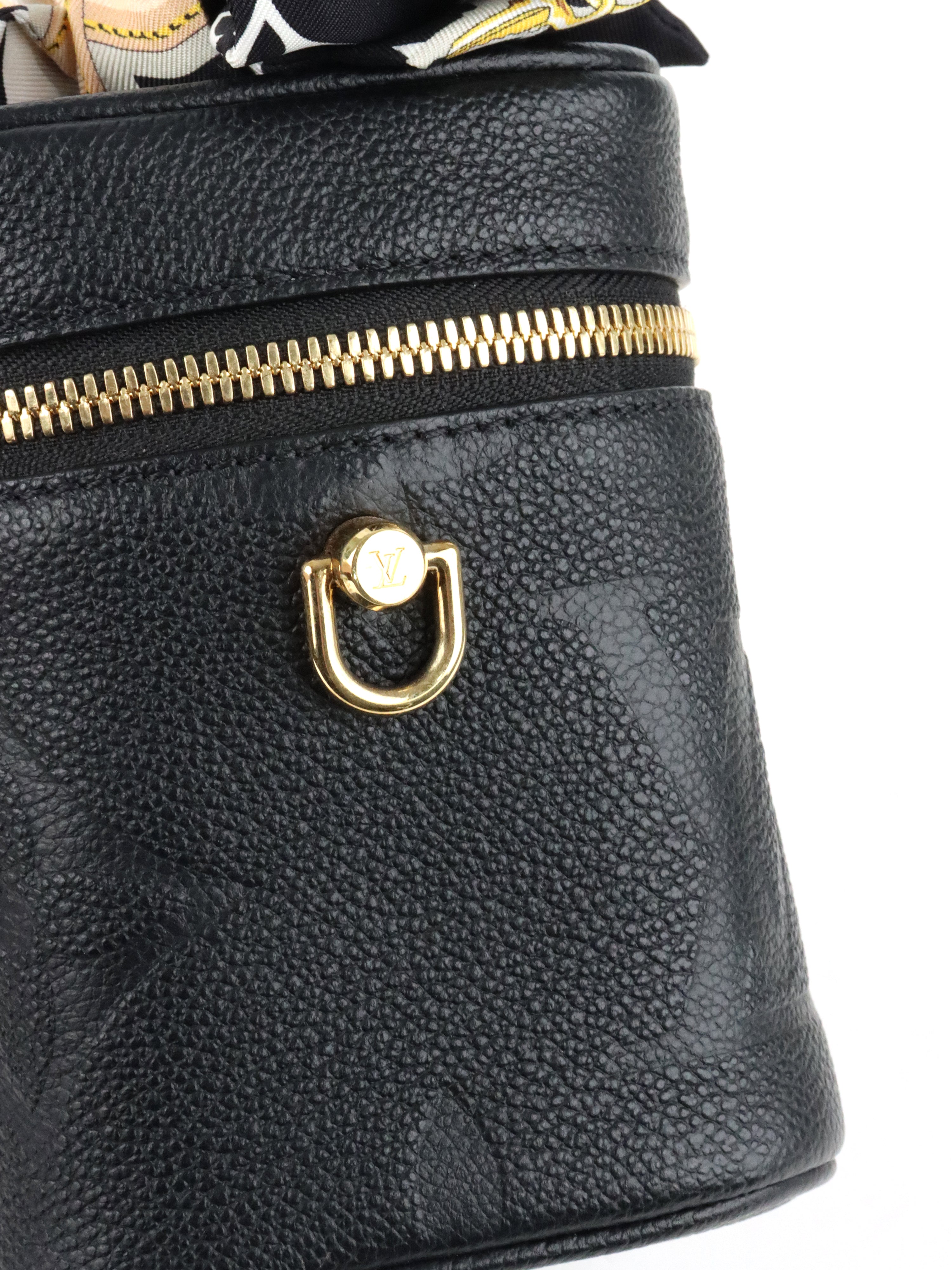 Louis Vuitton Black Empreinte Leather Vanity PM