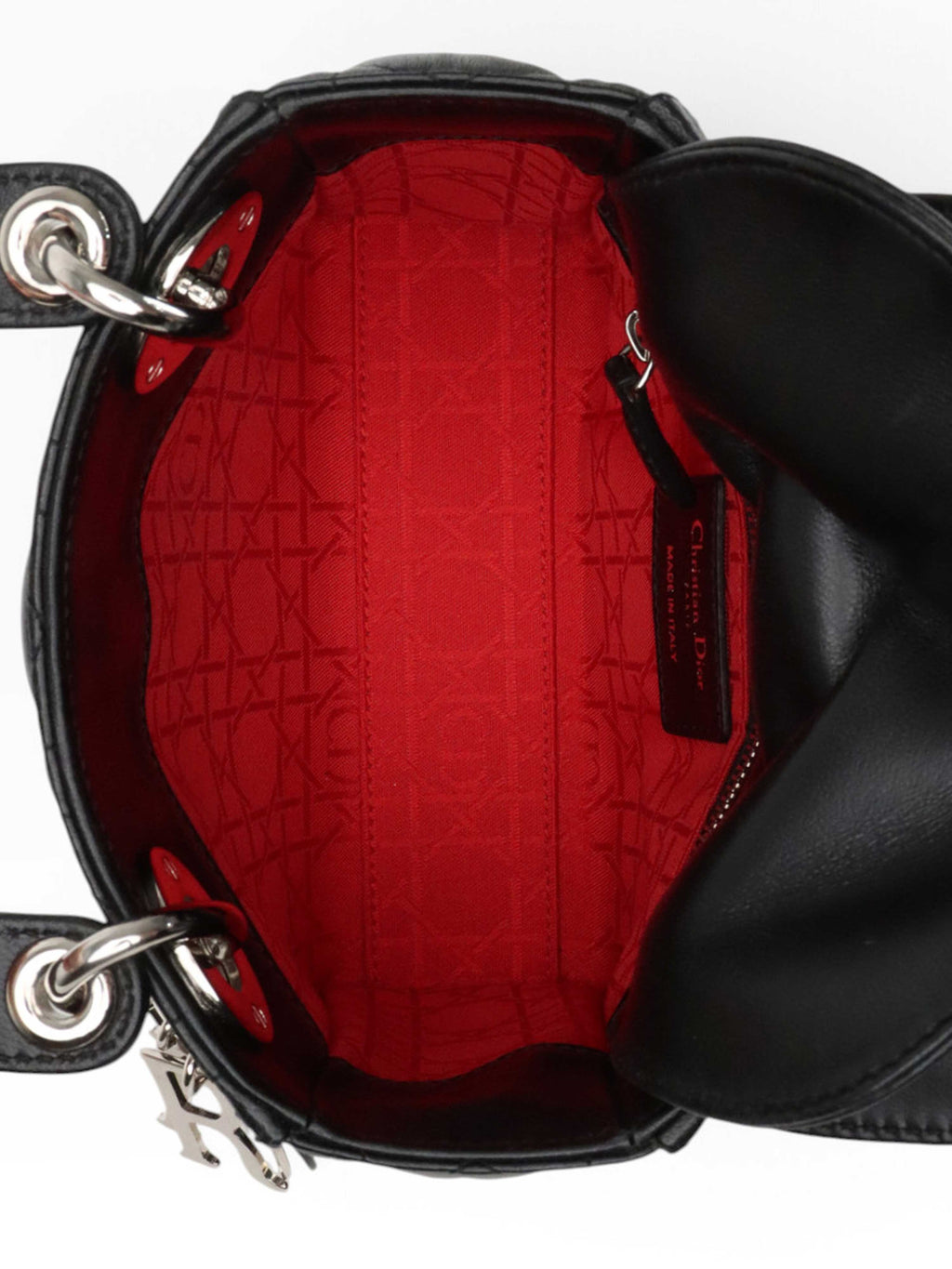 Dior Black Cannage Mini Dior SHW