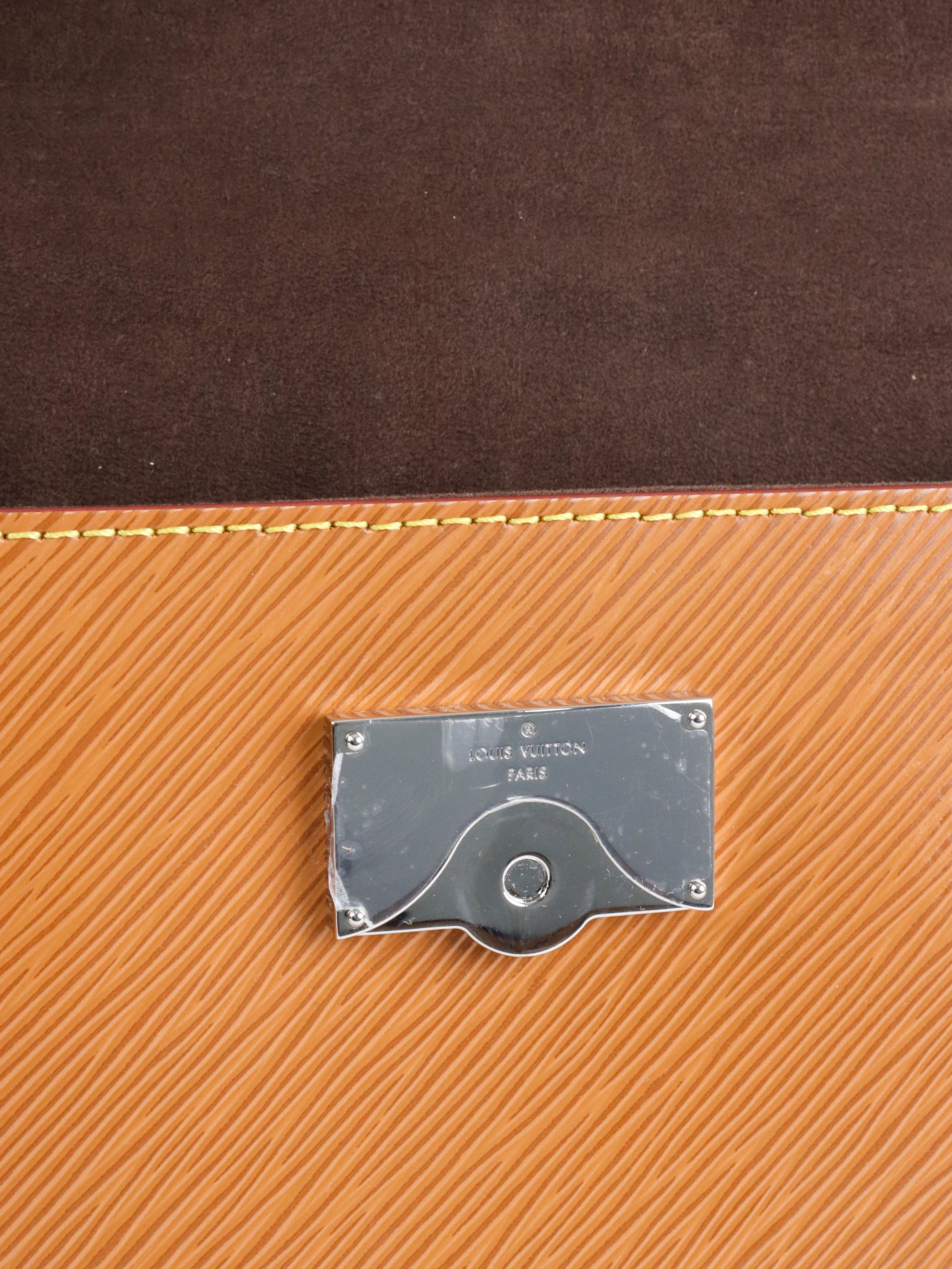 Louis Vuitton Gold Miel Epi Leather Cluny Mini Top Handle Bag