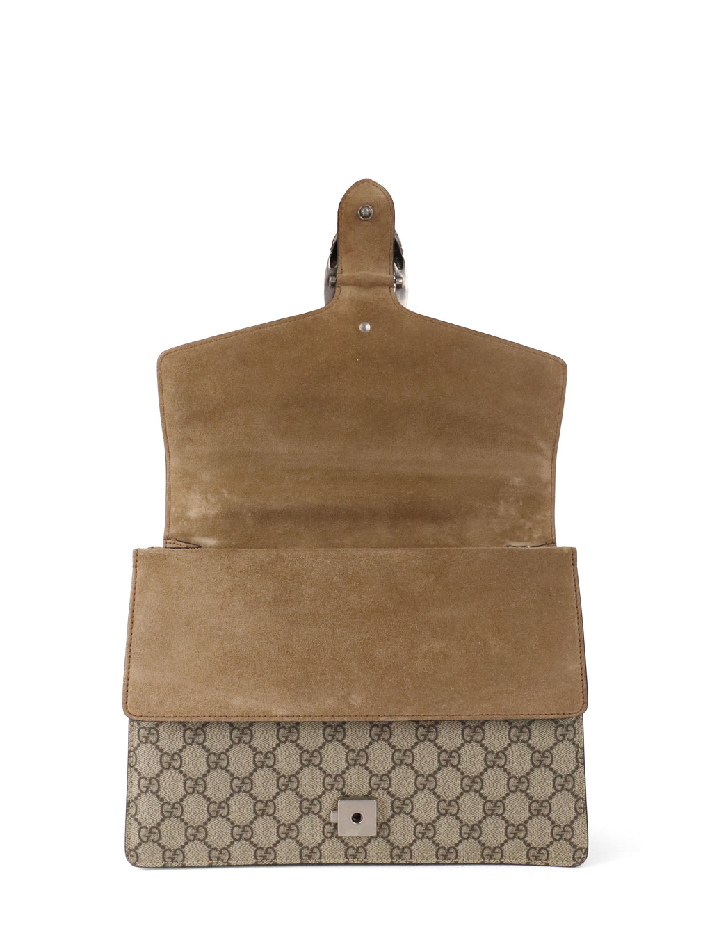 Gucci Ebony Medium GG Supreme Dionysus Shoulder Bag
