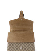 Gucci Ebony Medium GG Supreme Dionysus Shoulder Bag