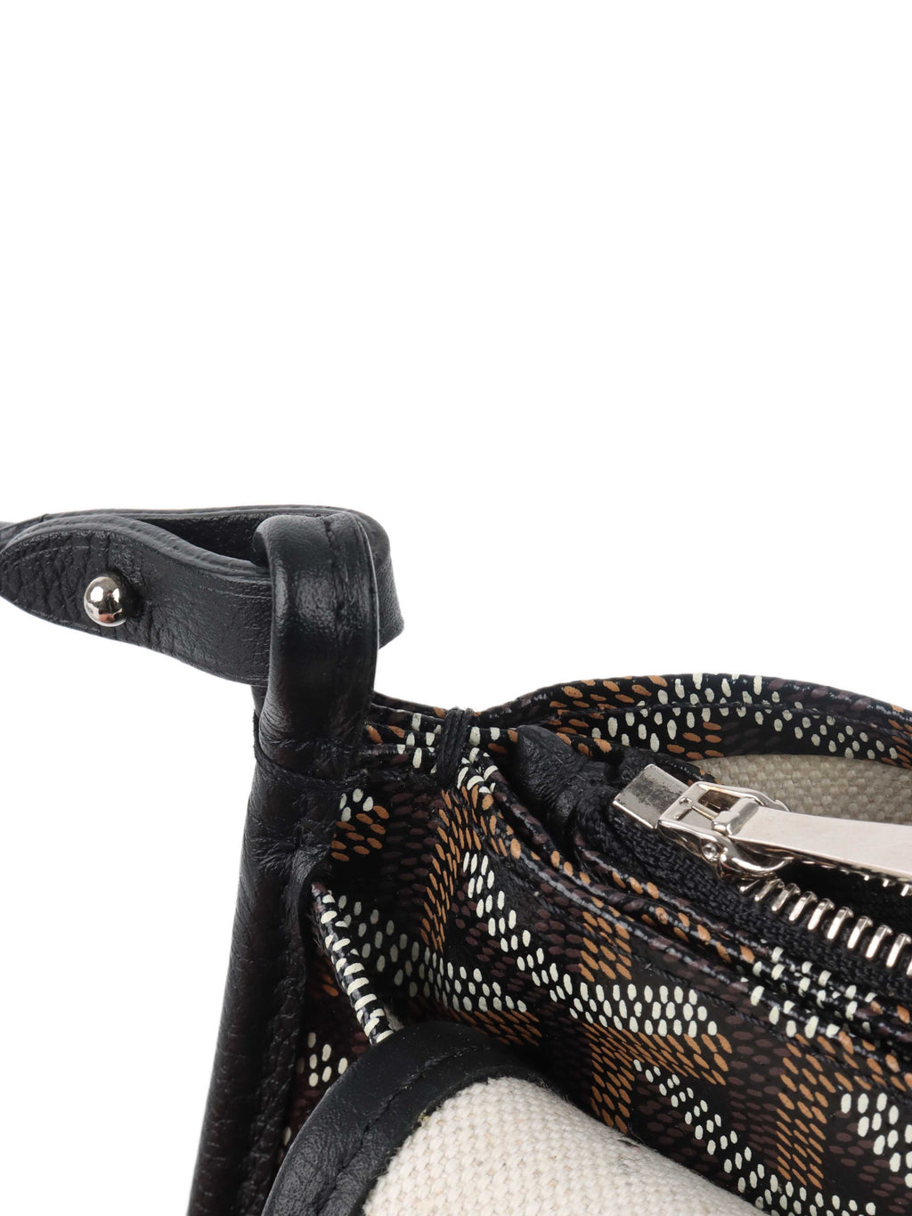 Goyard Black Plumet Pocket Wallet.