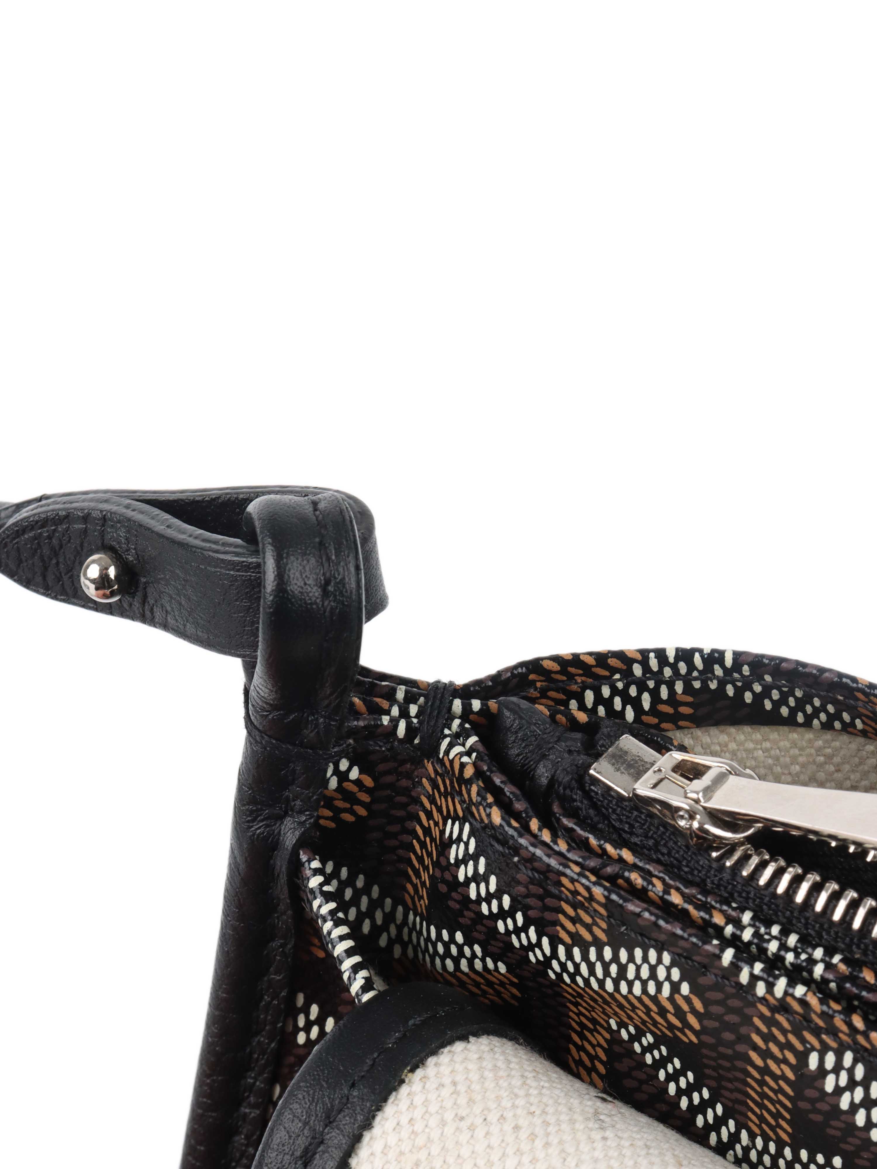 Goyard Black Plumet Pocket Wallet.