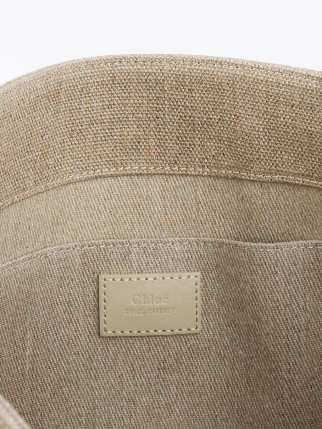 Chloe Medium Cloudy Cream Woody Tote Bag