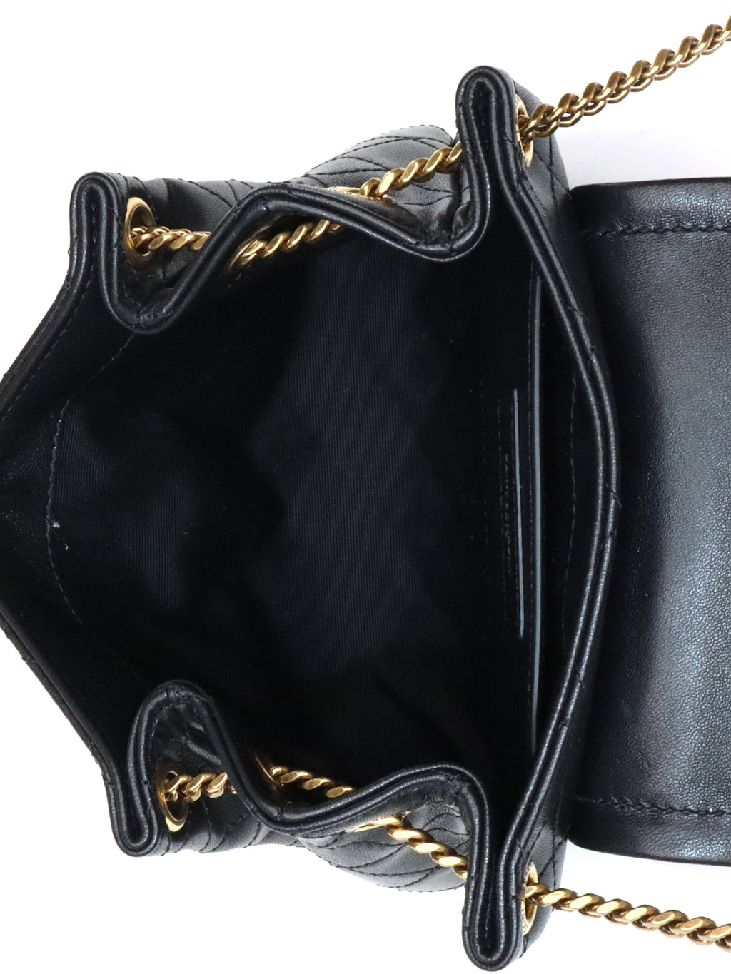 Saint Laurent Black Mini Nolita Shoulder Bag