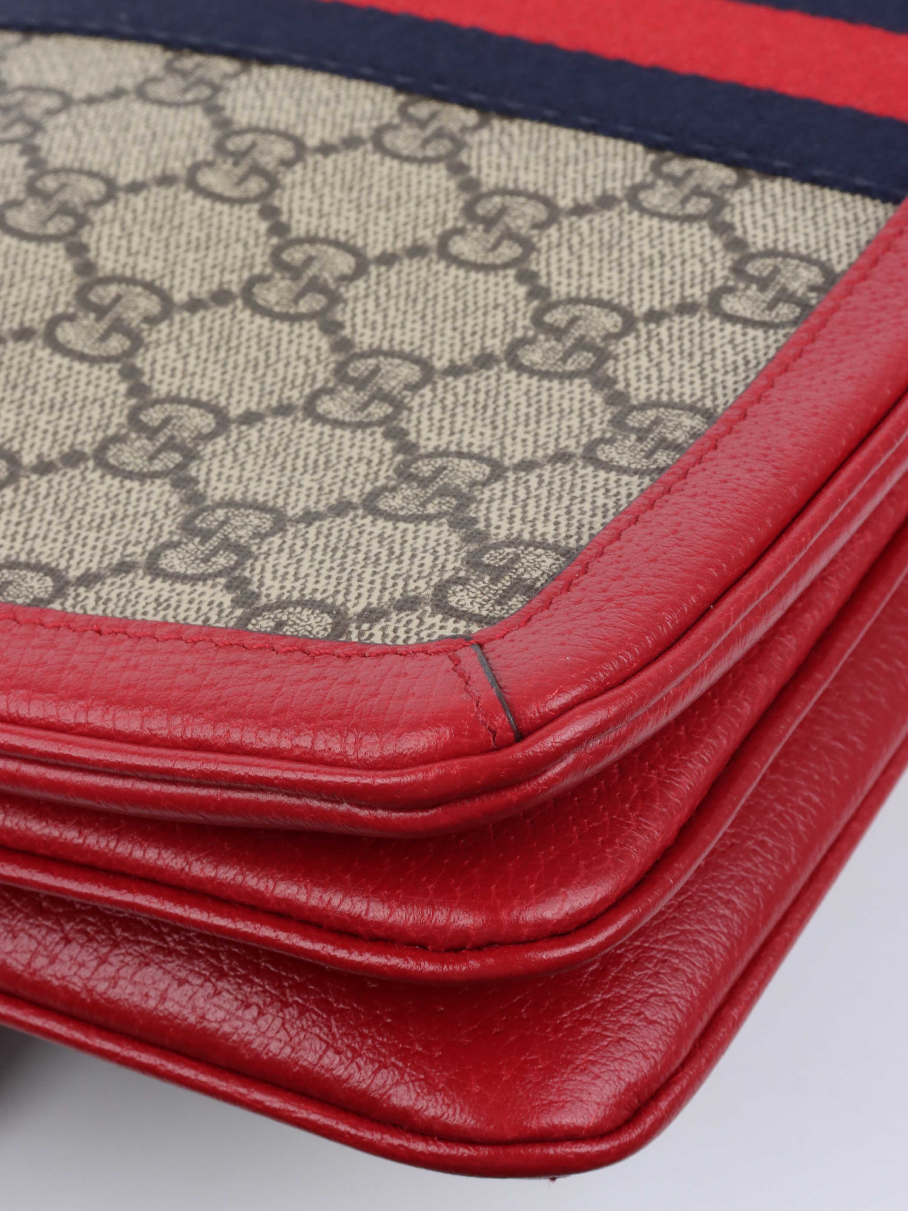 Gucci Queen Margaret Red Shoulder Bag.