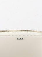 Chanel White Caviar Vanity Case