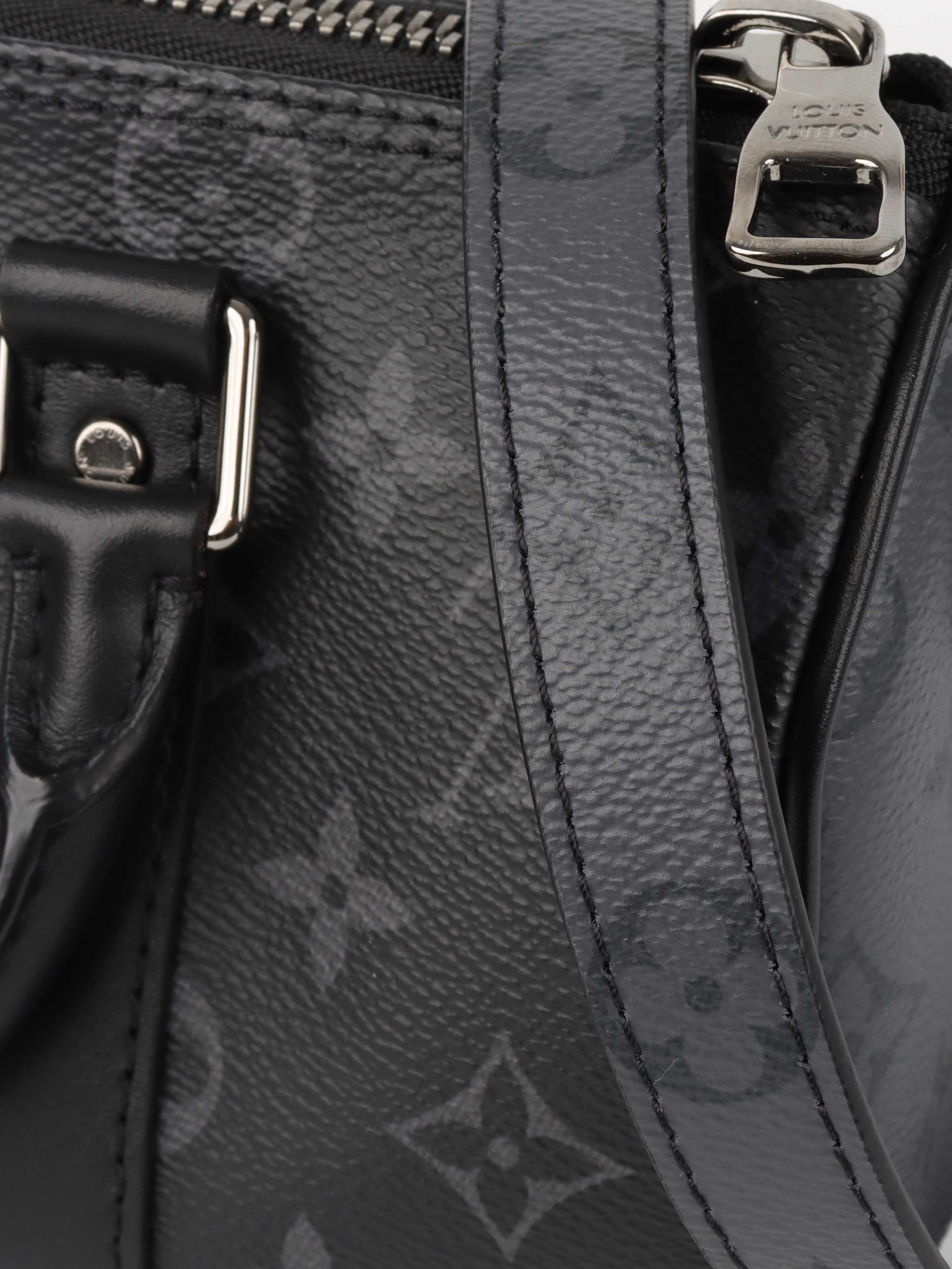 Louis Vuitton Monogram Eclipse Keepall XS.