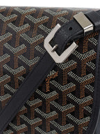 Goyard Black Belvedere MM Bag.