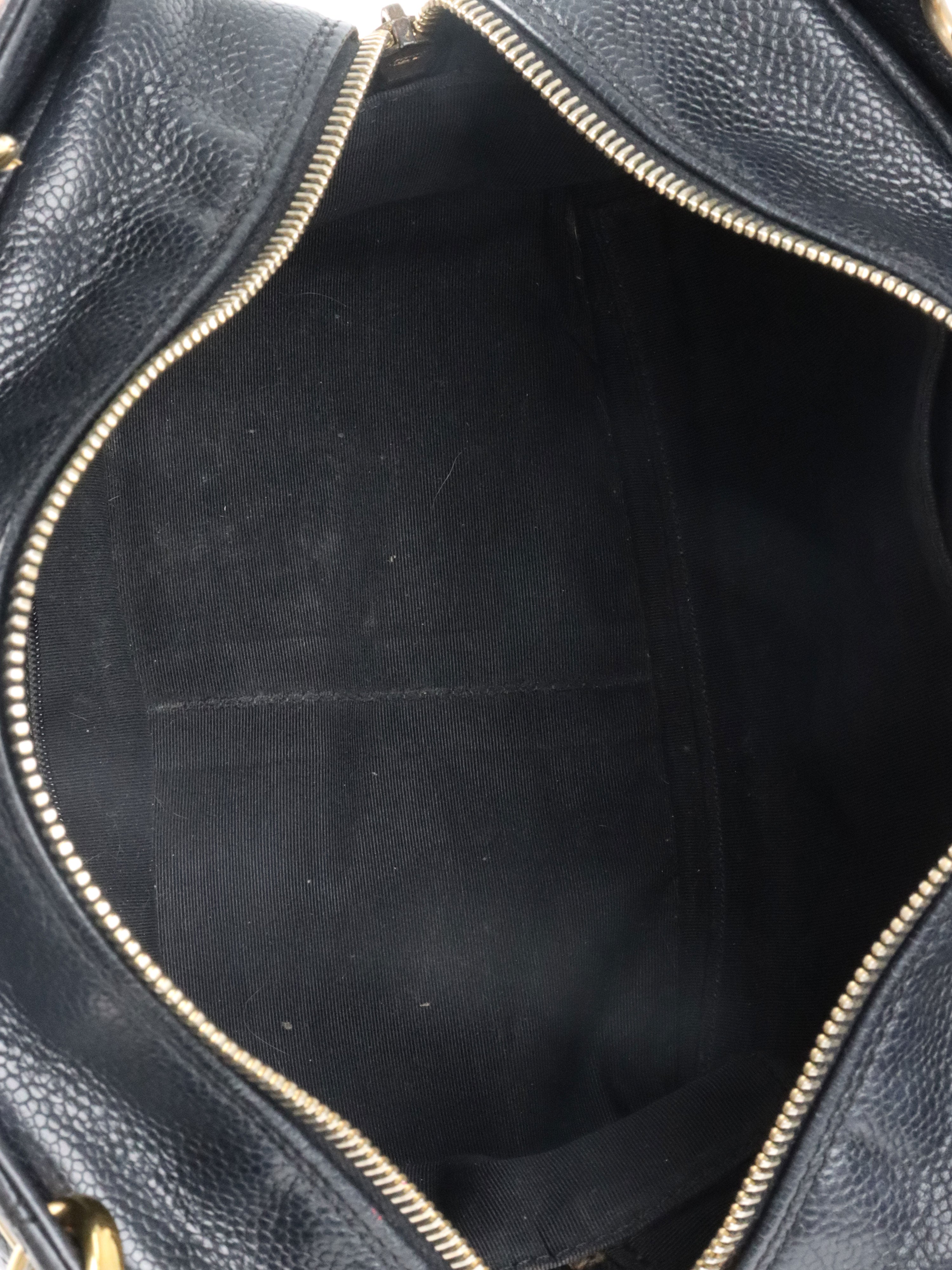 Chanel Vintage Black Petite Caviar Timeless Tote.