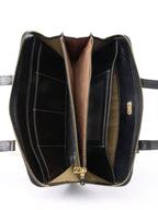 Fendi Vintage Zucca Canvas Top Handle Wallet Bag