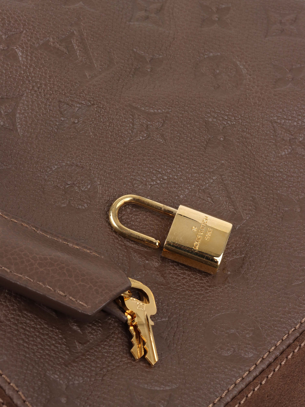 Louis Vuitton Terre Empreinte Monogram Audacieuse PM Bag.