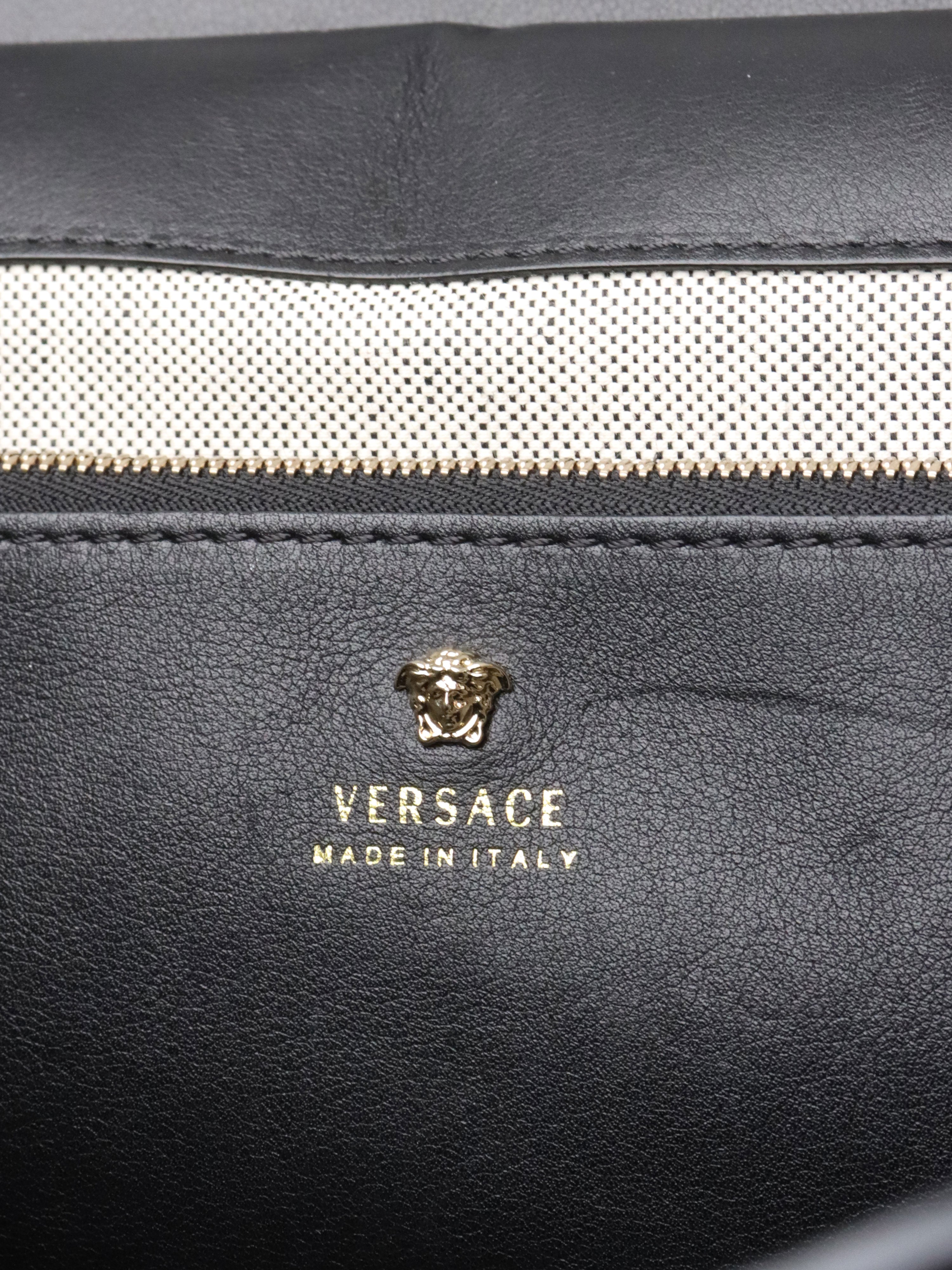 Versace Black Palazzo Empire Medusa Bag