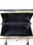 Gianni Versace Black Clutch Bag