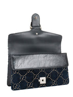Gucci Small Blue Velvet Dionysus GG Bag