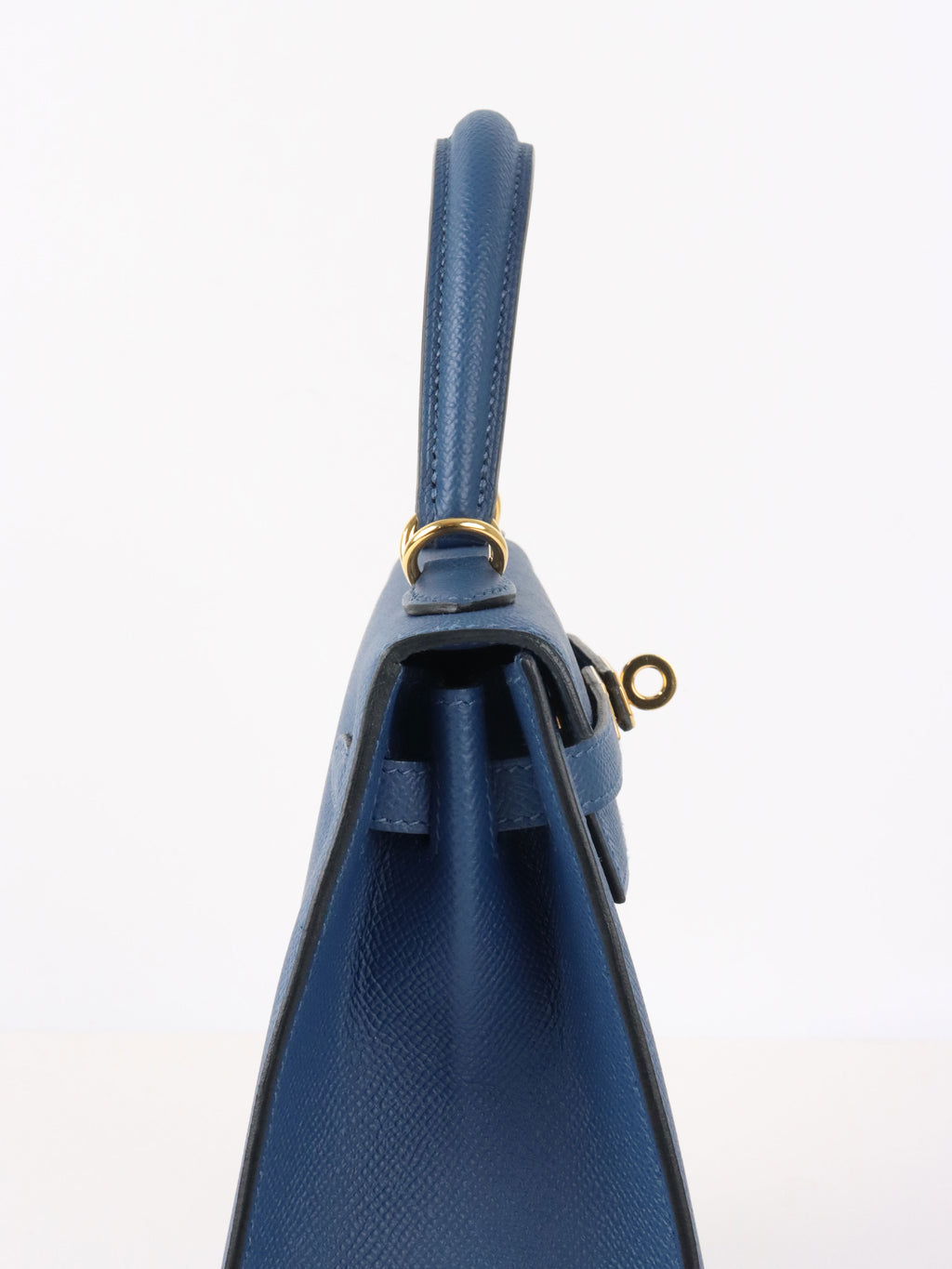 Hermes S4 Deep Blue Kelly 25 Epsom leather GHW Stamp D
