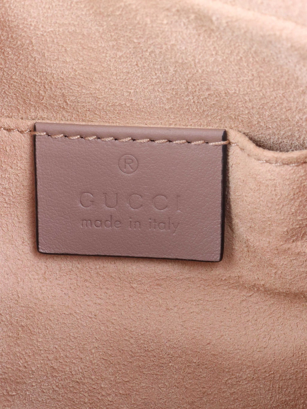 Gucci Small Beige Marmont Shoulder Bag.