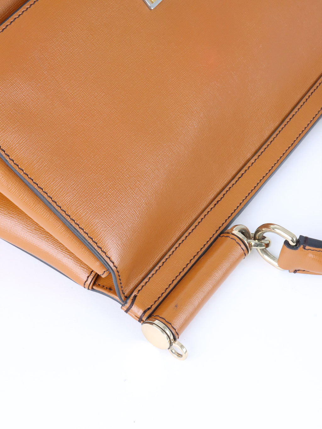 Dolce & Gabbana Caramel Brown Sicily Tote Bag.