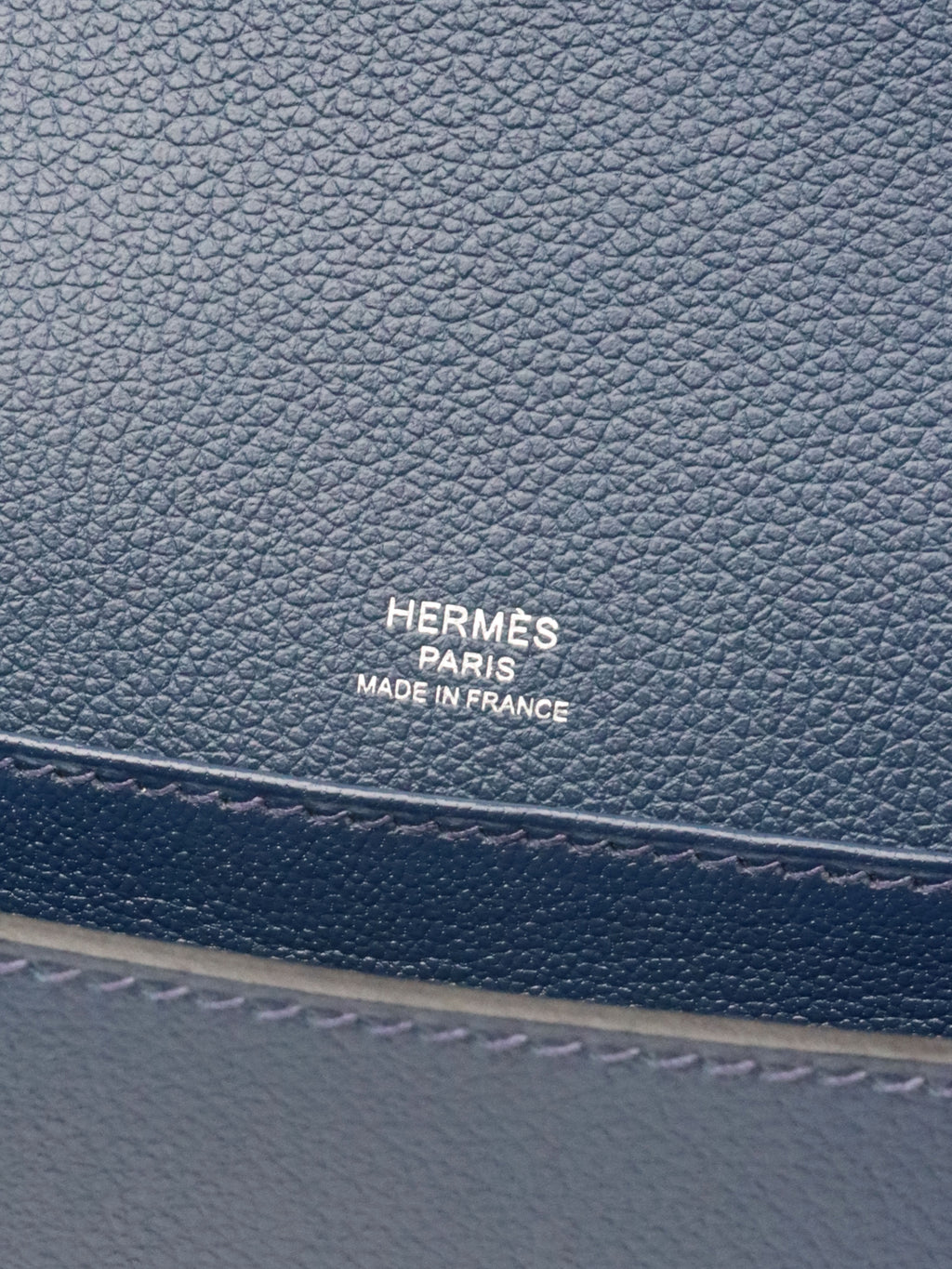 Hermes Mini Roulis 18 7L Bleu De Malte Evercolor Leather Stamp D