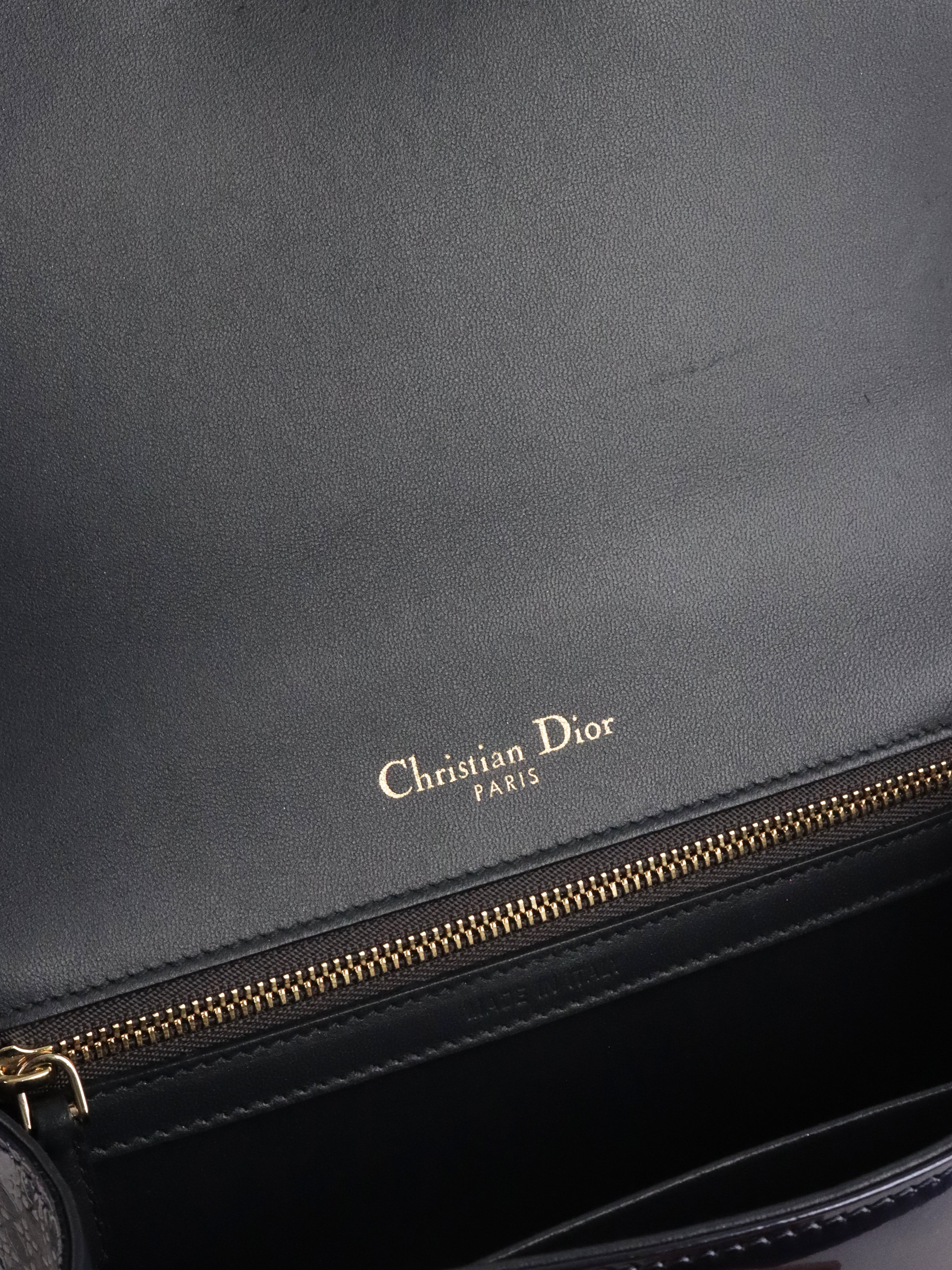 Dior Small Metallic Navy Diorama Bag LGHW