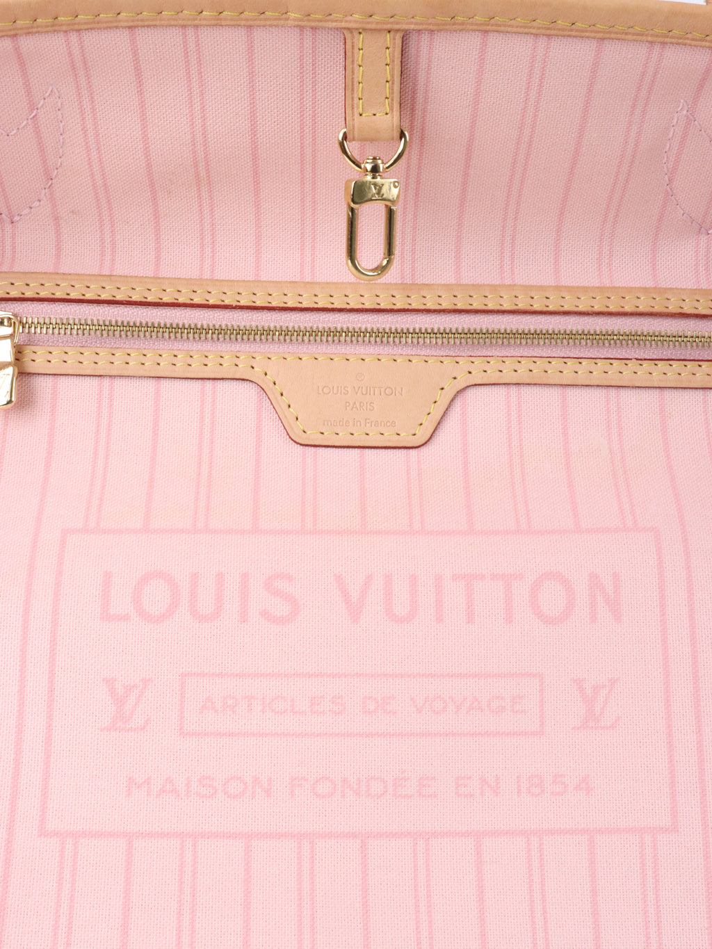 Louis Vuitton Damier Azur Neverfull MM Bag